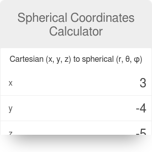 spherical coordinates to rectangular coordinates calculator